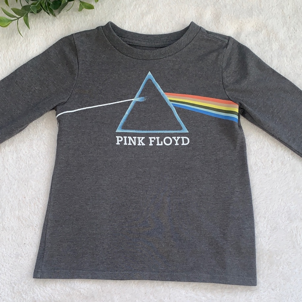 Pink Floyd Gray T-shirt 4T Long Sleeves EUC Band